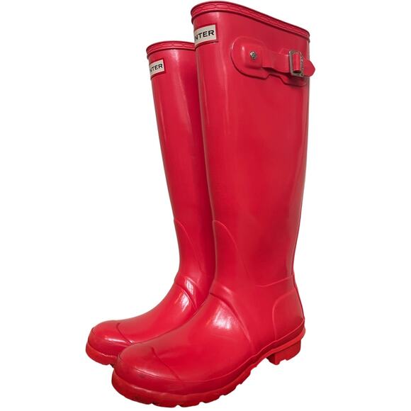 Hunter Tall Gloss Rain Boots Women’s 6 EU 37 | Iconic Wellington - Picture 13 of 13